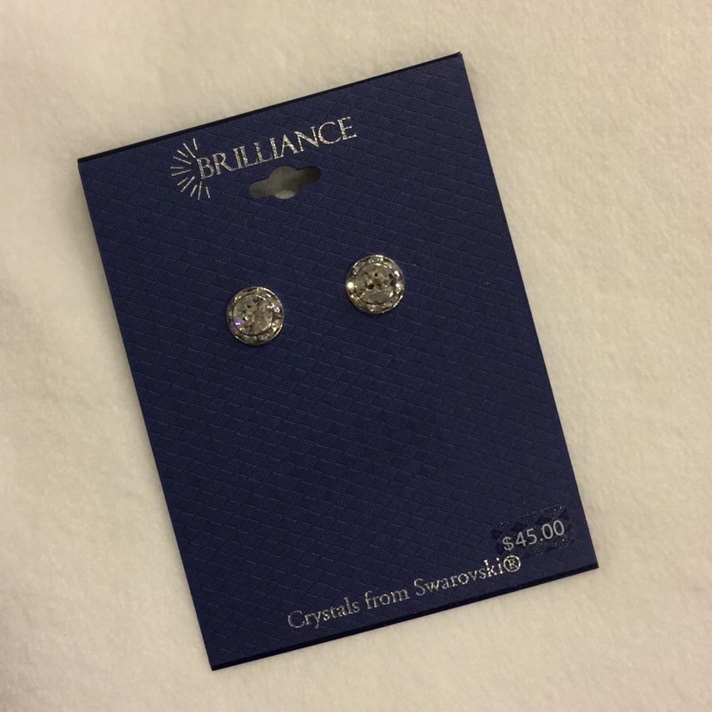 NWT Swarovski Crystal Earrings