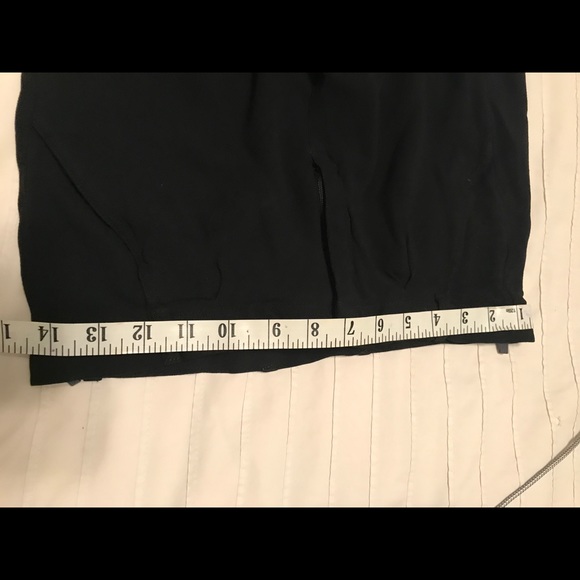 ❤️BENETTON - black chiffon pants with pockets - Picture 5 of 8