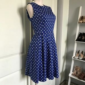 Blue Polka Dot Dress