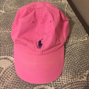Pink Polo hat