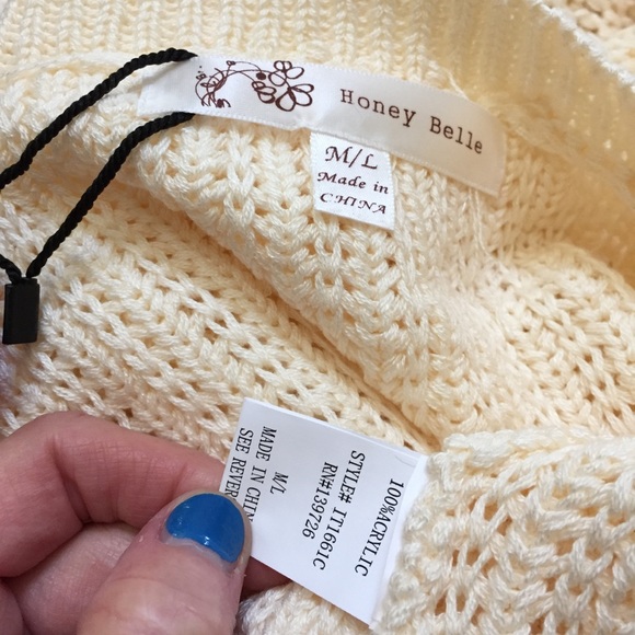 HP Boutique BOHO tassled hippie chic sweater cardi - Picture 8 of 8