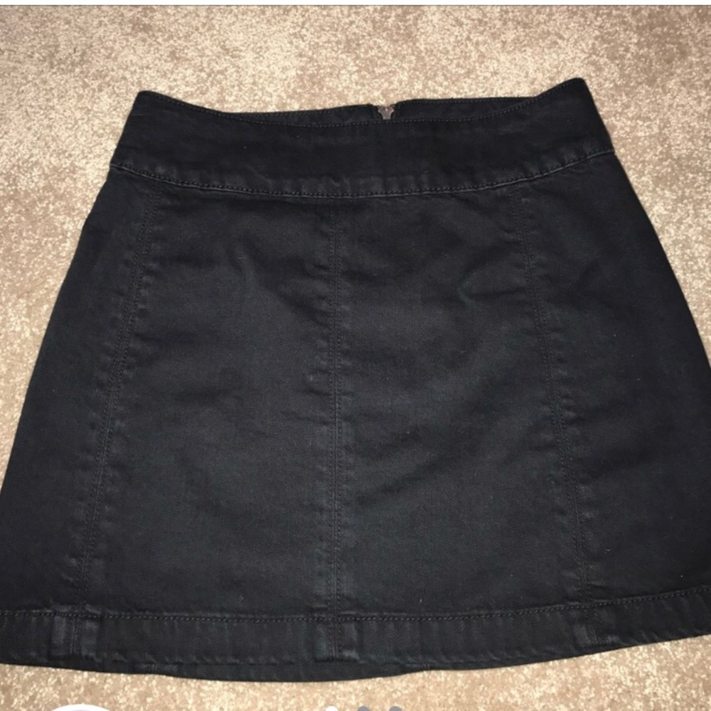 Free people A-line denim mini skirt