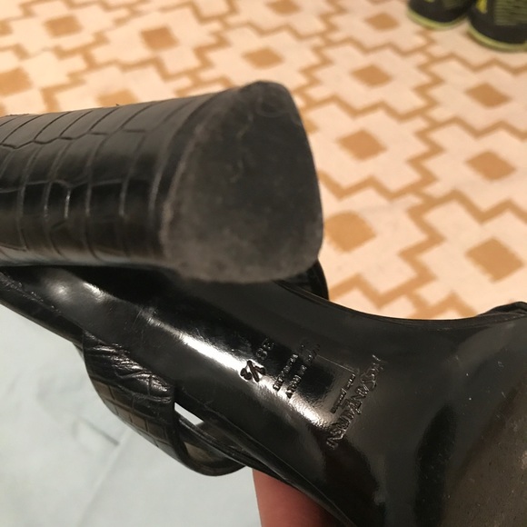 YSL - Black high heeled sandals patent leather - Picture 3 of 8