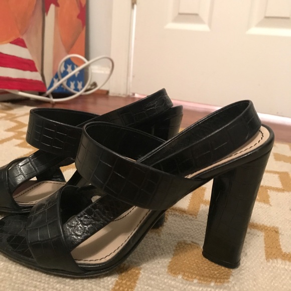 YSL - Black high heeled sandals patent leather - Picture 4 of 8