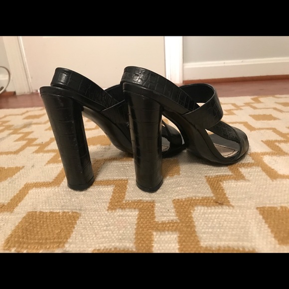 YSL - Black high heeled sandals patent leather - Picture 5 of 8