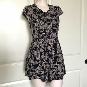 Flowered Romper