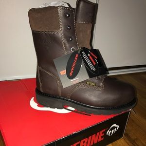Wolverine Men Size Steel toe work Boots 👌🏽
