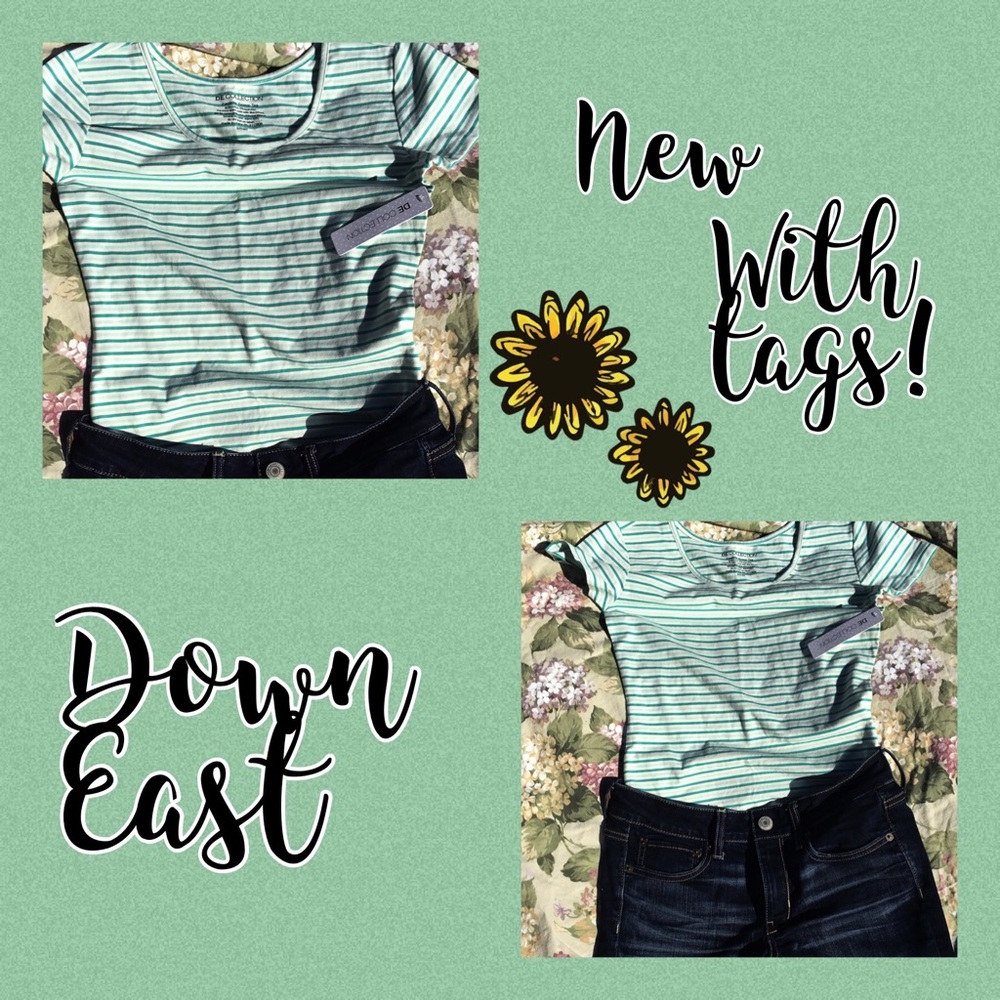 NWT de collection Tee From DownEast