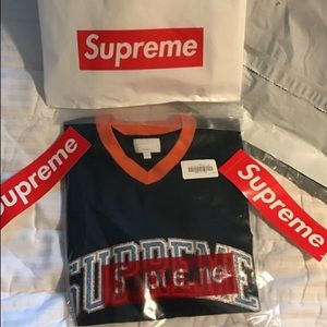 Supreme Glitter Arc Football Top