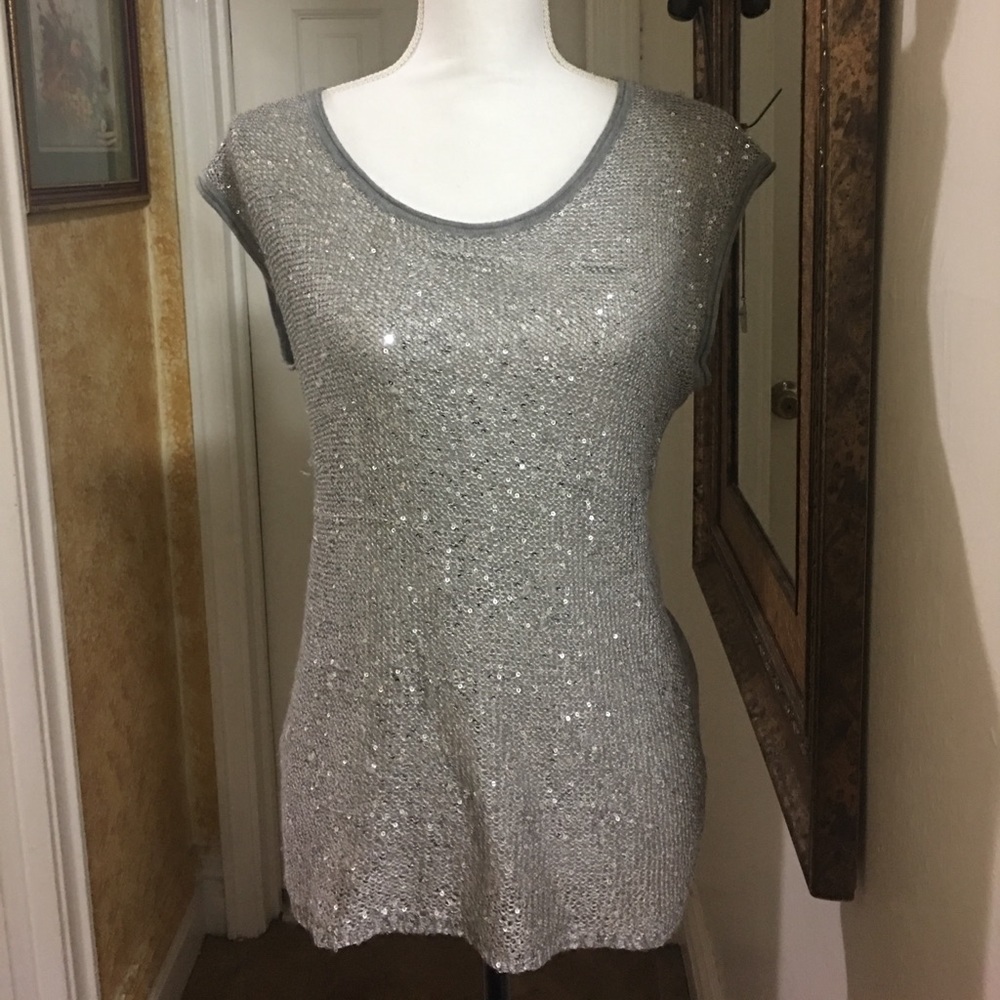 LOFT sequin top