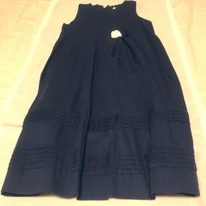Jacadi navy blue girls dress size 10