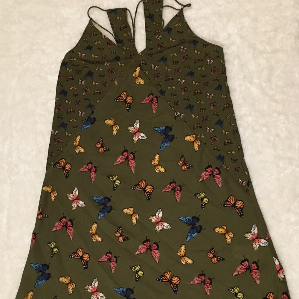 Silk butterfly Abercrombie and Fitch dress