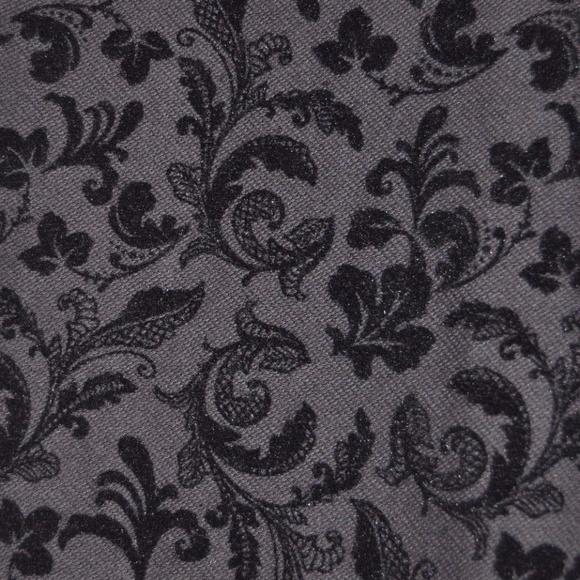 NEW Black Flocked Jacquard Jeggings [A2] - Picture 2 of 7