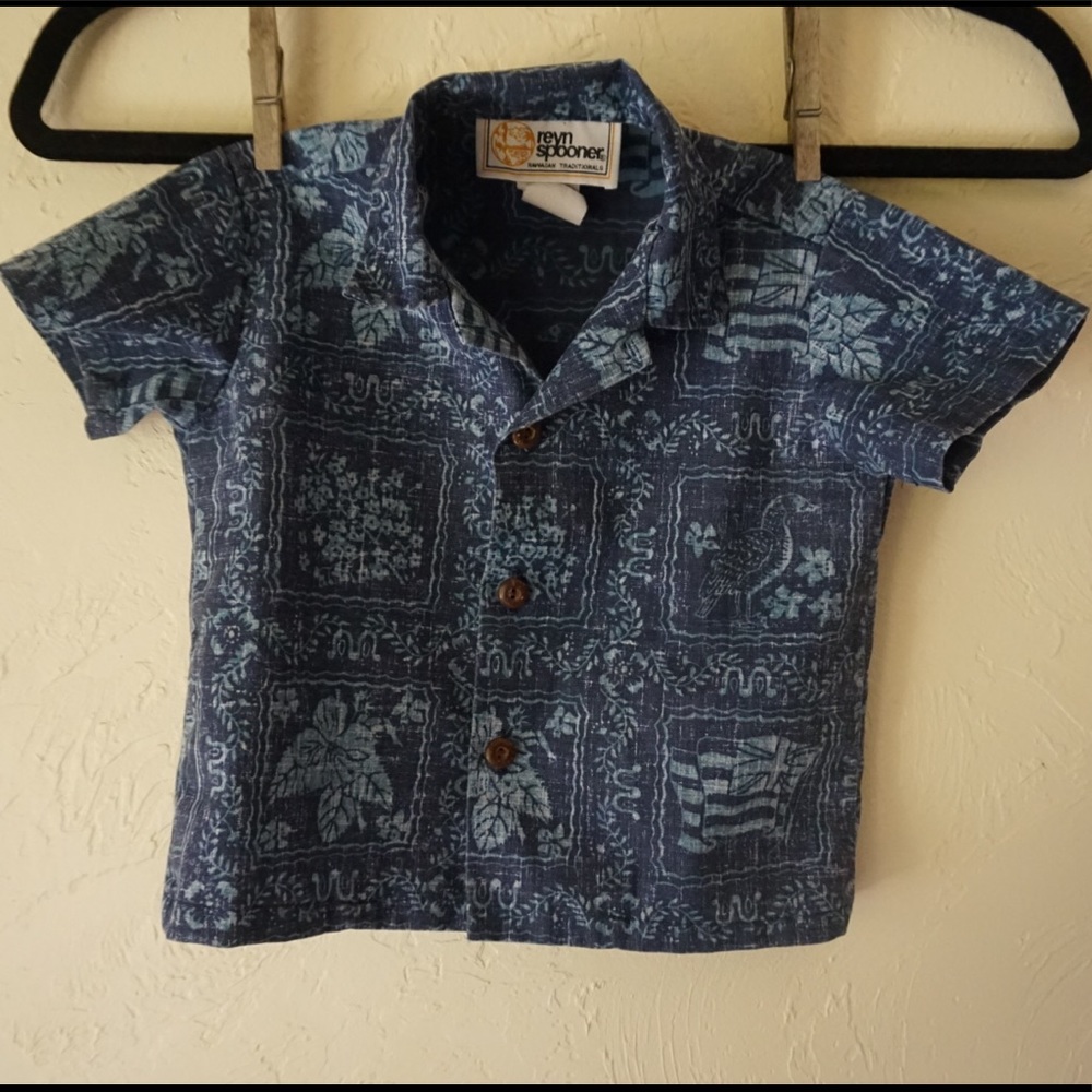 Hawaiian Patterned Baby Boy Set