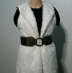 Mind Code Faux fur vest