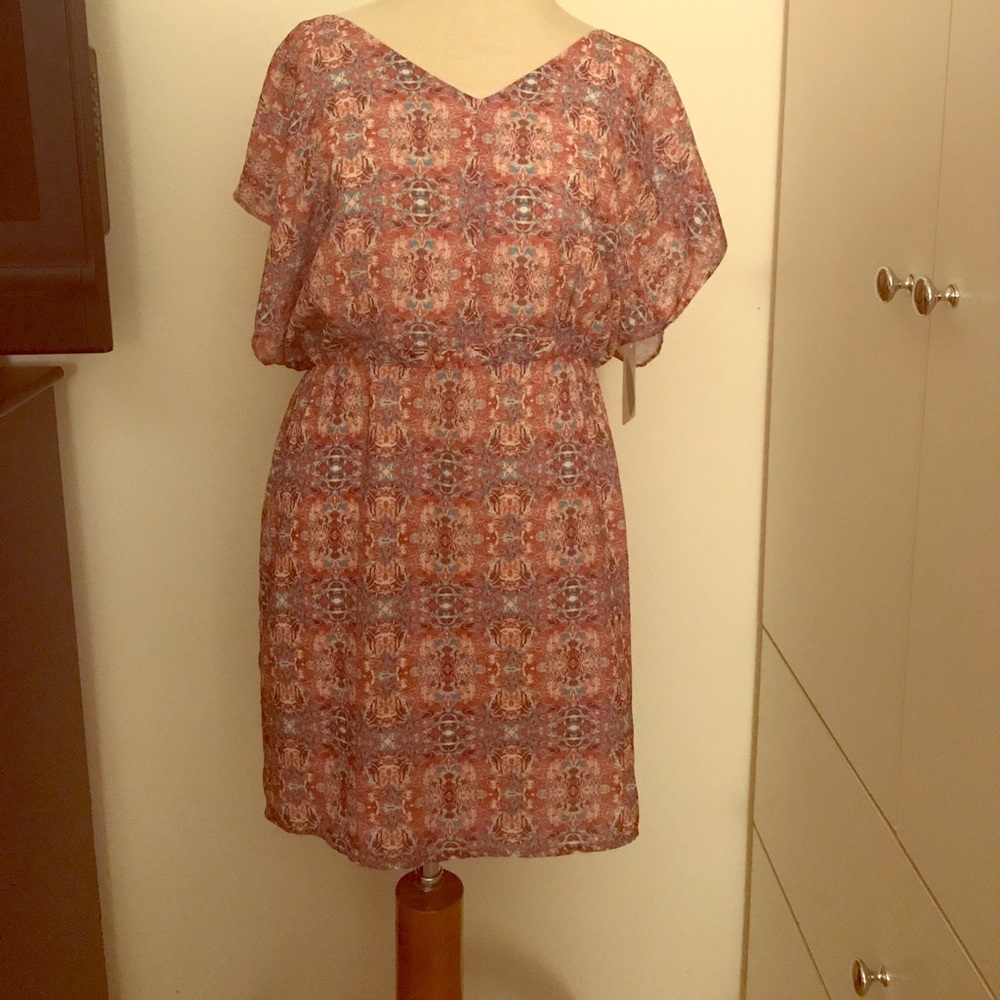 Summer flowy mini dress