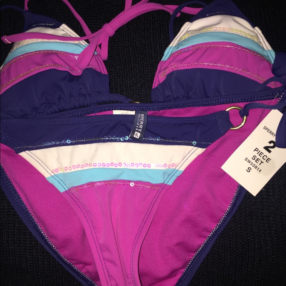 Sperry bikini With sequence NWT