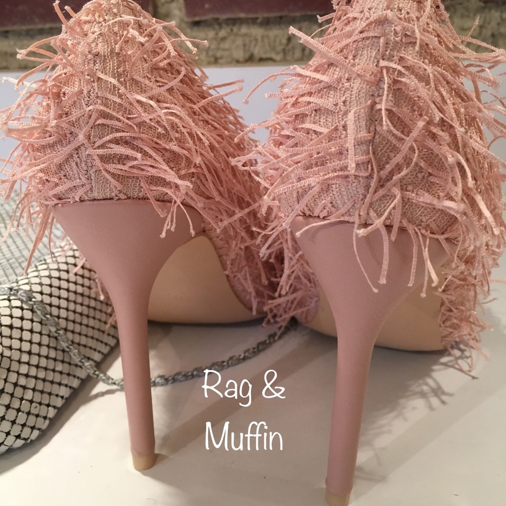 Pink Fringe Pump - Picture 9 of 13
