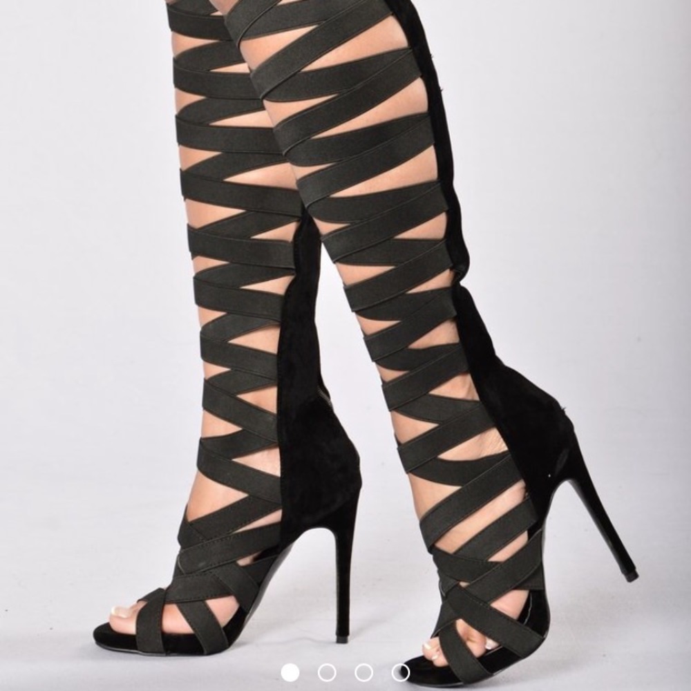 Fashion Nova Strappy Heels