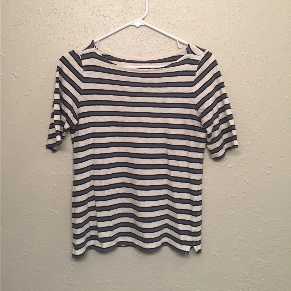 Stripe J Crew top