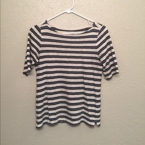 Stripe J Crew top