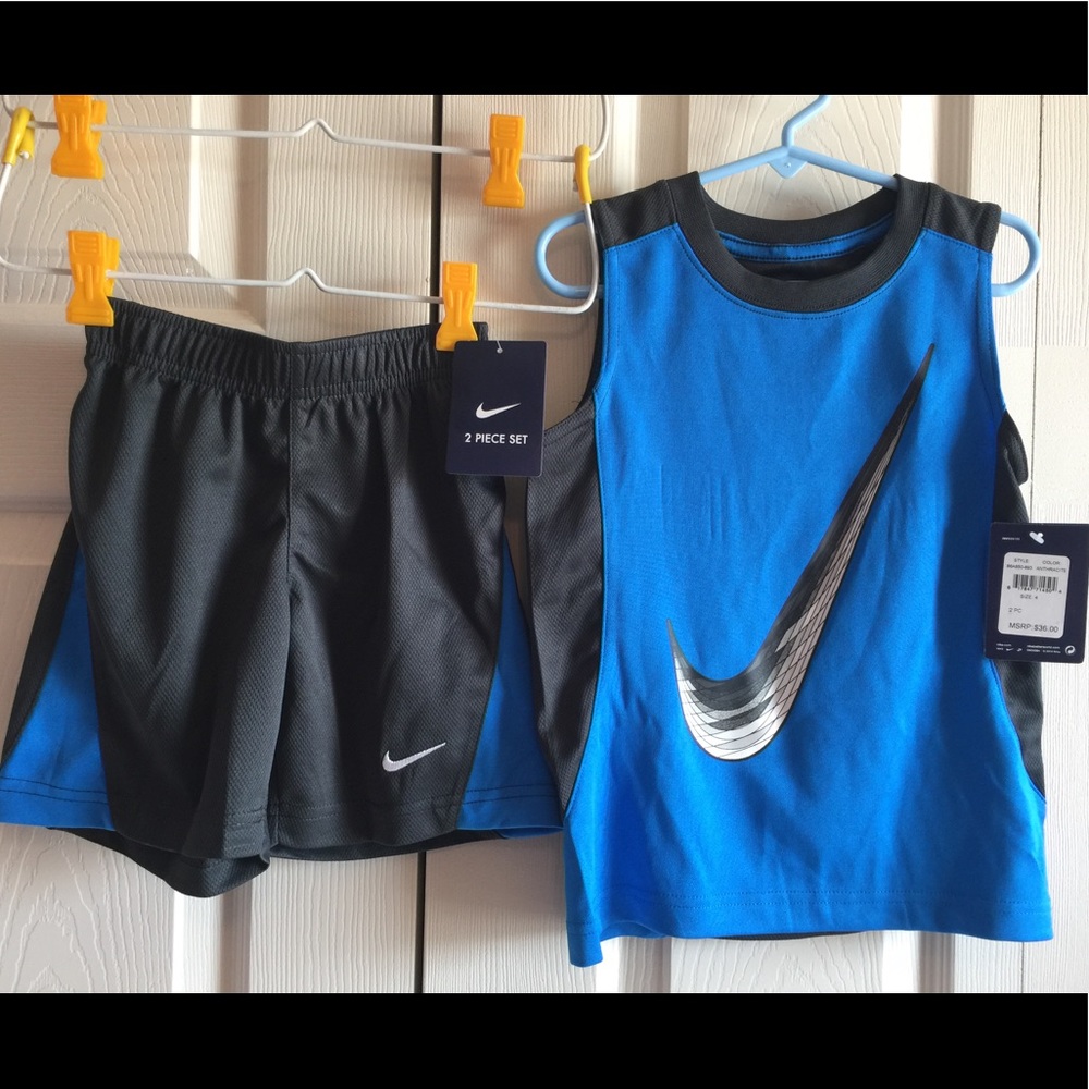 NWT boys Nike tank & shorts outfit