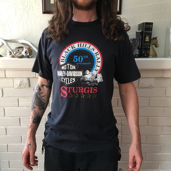 Harley-Davidson 50th anniversary Sturgis tee - Picture 1 of 5