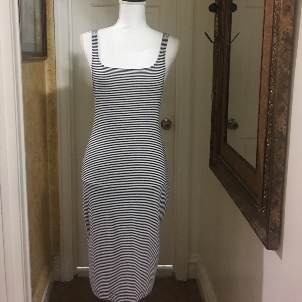 ZARA White and Black Dress