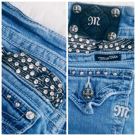 Miss Me Jeans Rhinestone Wings - Picture 6 of 8