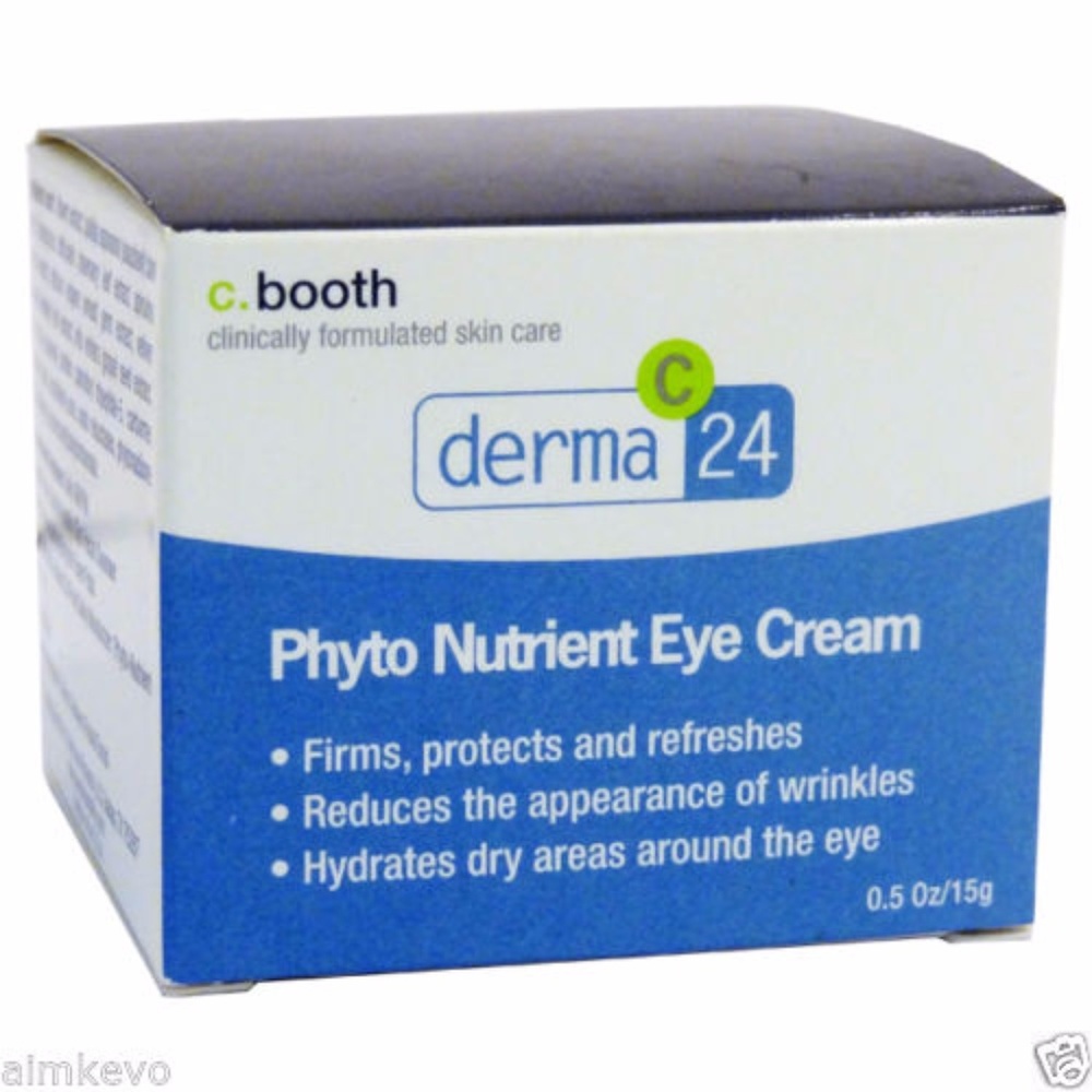 c booth derma 24 phytonutrient eye cream 0.5oz