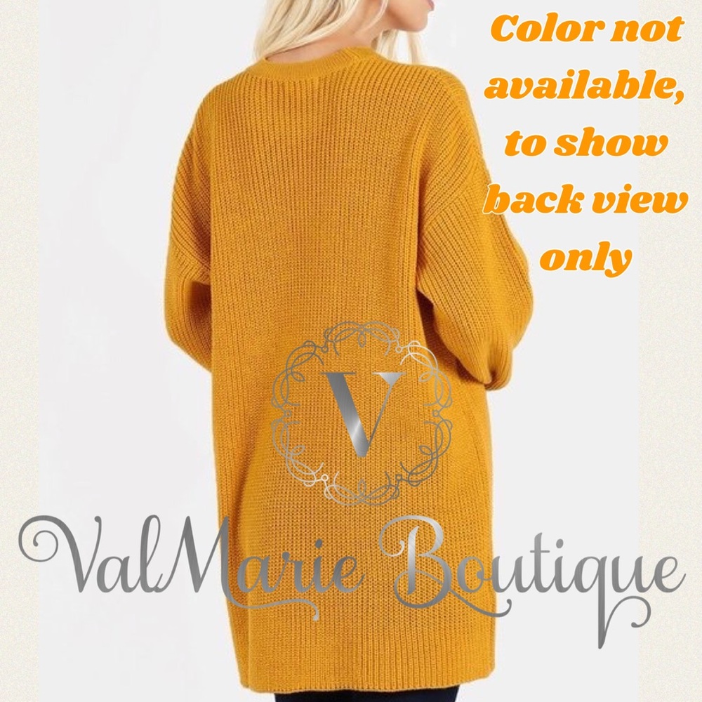 Grey Choker Knit Sweater - Picture 3 of 3