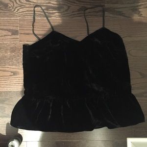 JCrew Velvet Tank Top