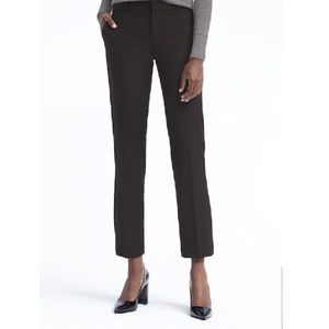 Banana Republic straight leg black pants