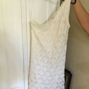 One shoulder dress floral