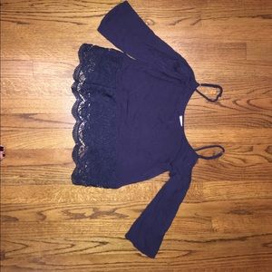 Cold shoulder top