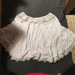 American Rag Lace Drape Top