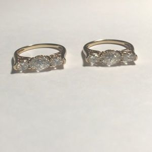 14K Absolute Oval Band with Scroll Ring