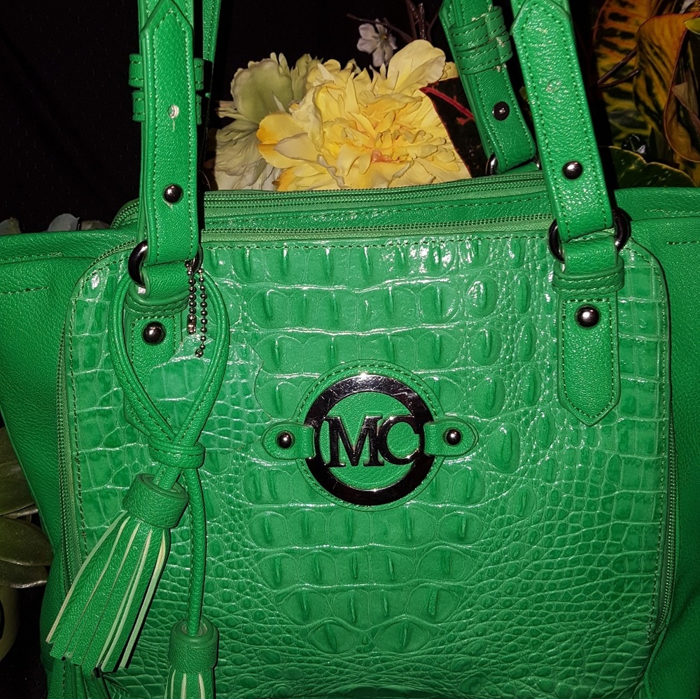 NEW!  MC Green Large Bag. GORGEOUS!