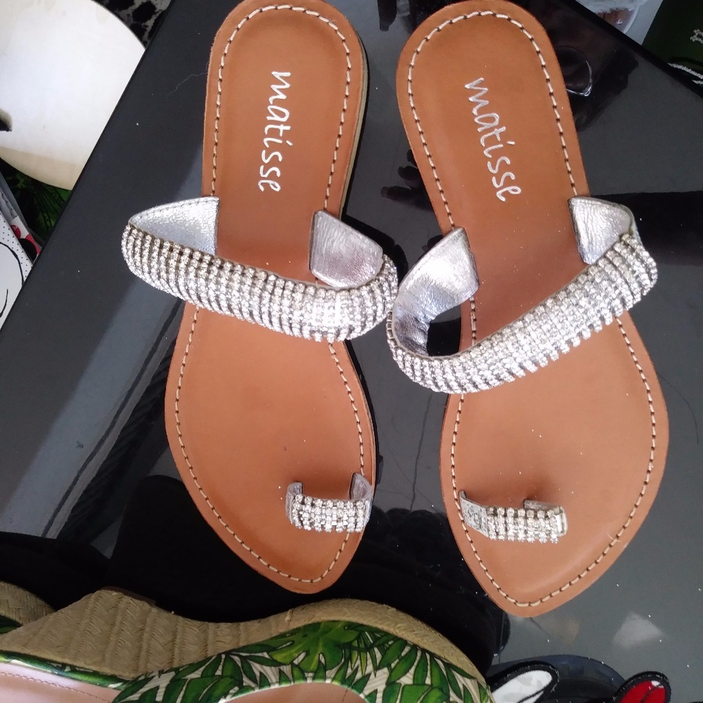 MATISSE RHINESTONE CRYSTAL BLING SHOE NEW NO BOX 7