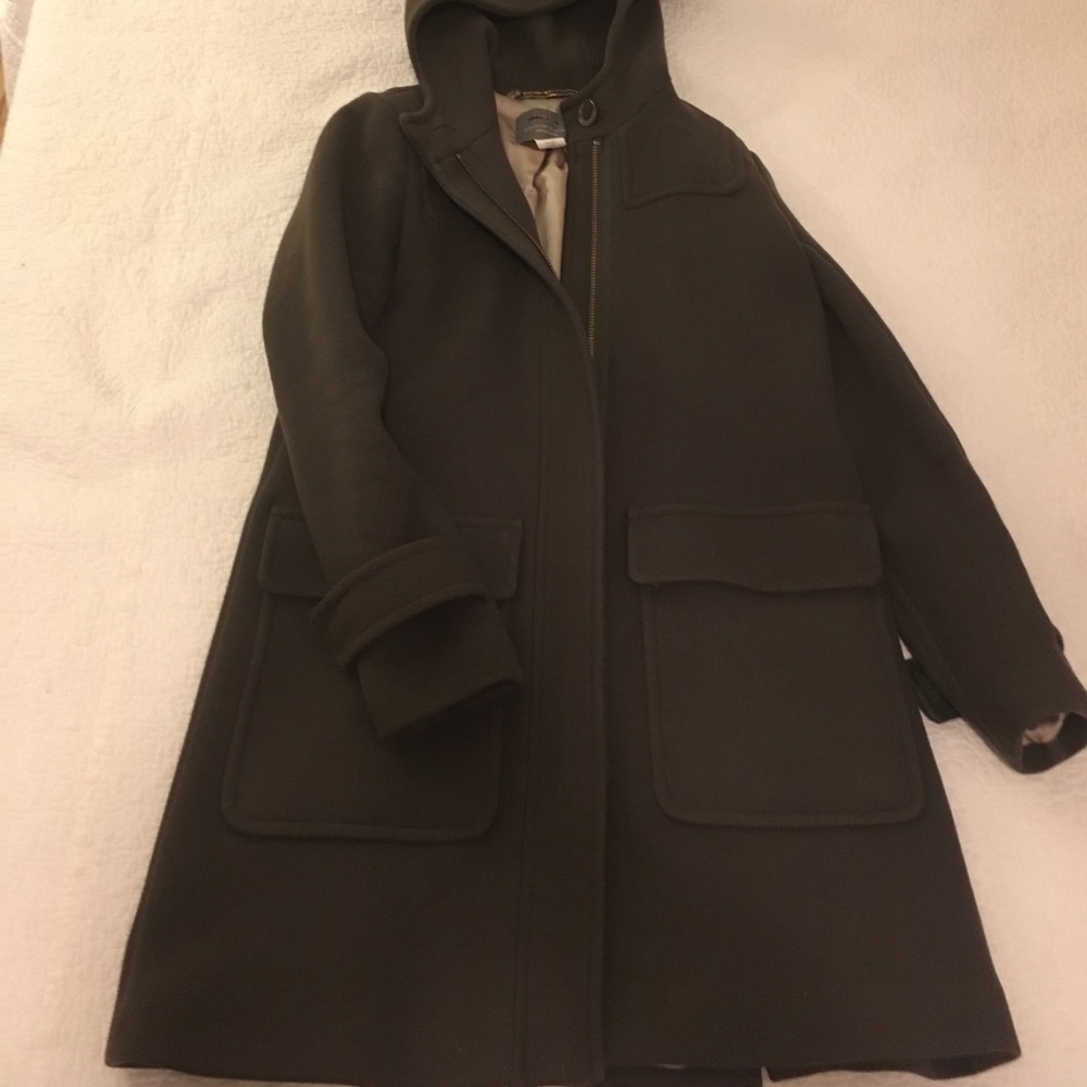 J. Crew stadium wool Nello Gori coat