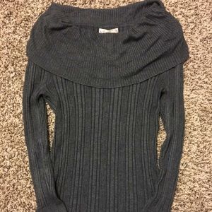 Off the shoulder sweater