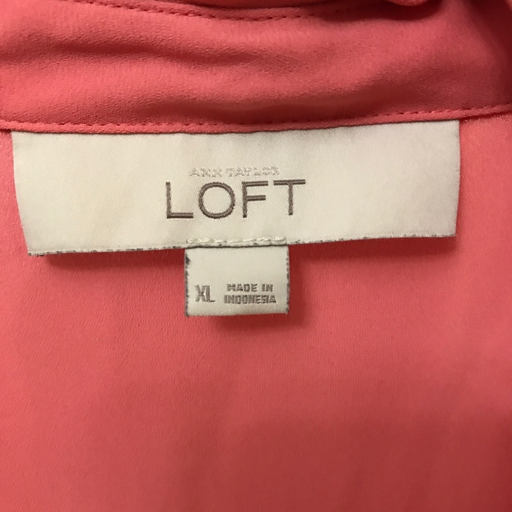 LOFT Ruffle Button Down Blouse 🌸🌸🌸🌷🌷 - Picture 2 of 3