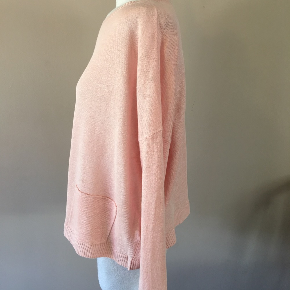 💐Eileen Fisher Light Pink Sheer Sweater🌷 - Picture 3 of 6