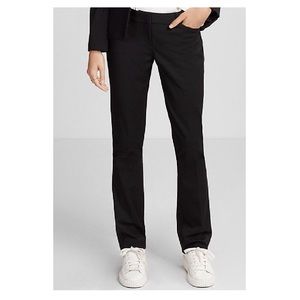Express Editor Slim Leg stretchy black pants