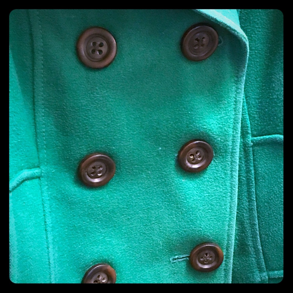 🍀 Irish Green Old Navy Pea Coat