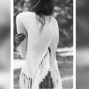 NWT Anthropologie Tasseled Malla Pullover M