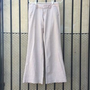 Linen and cotton casual pants