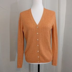 Silk & Cashmere Blend Cardigan by Brooks Brothers Silk & Cashmere Blend Cardigan by Brooks Brothers