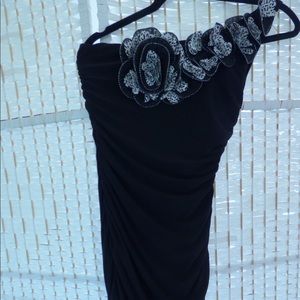 Black One shoulder dress