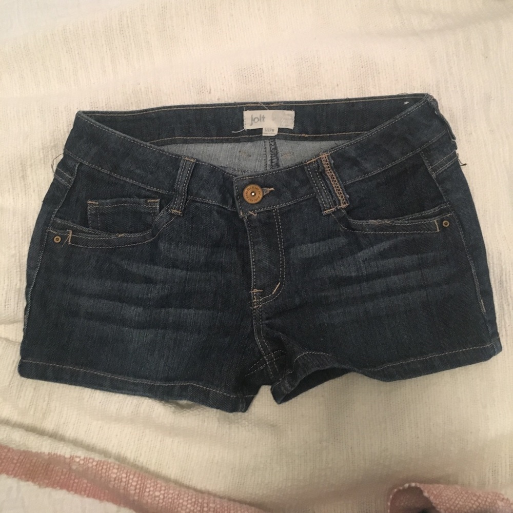 jolt jean shorts